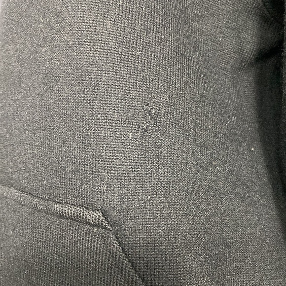 St.John by Marie Gray black mock neck, wool sweater! Gold embroidery, Size L - Picture 17 of 17